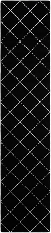 Gilchrist · Diamond rug, black and silver