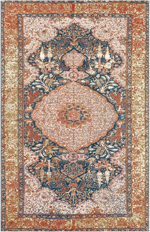 5' 3 x 8' Lomax · Border Outdoor Rug