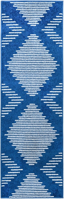 Knox · Diamond rug, navy blue