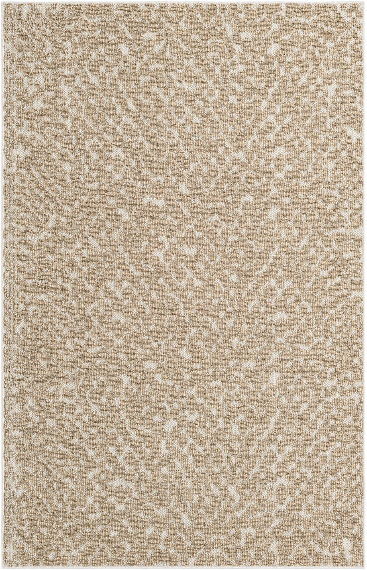 5' 3 x 8' Dillard · Animal print Outdoor Rug, beige