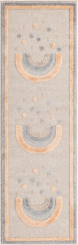 2' 7 x 8' Brannon · Border rug, multi