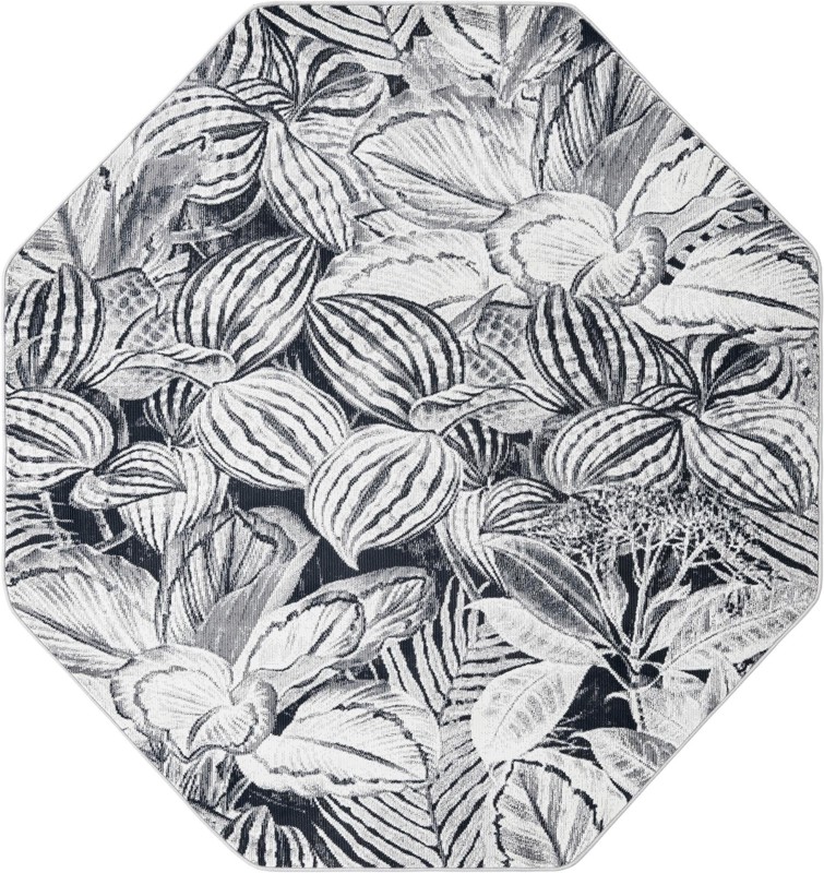 Herrick · Floral / botanical rug, charcoal