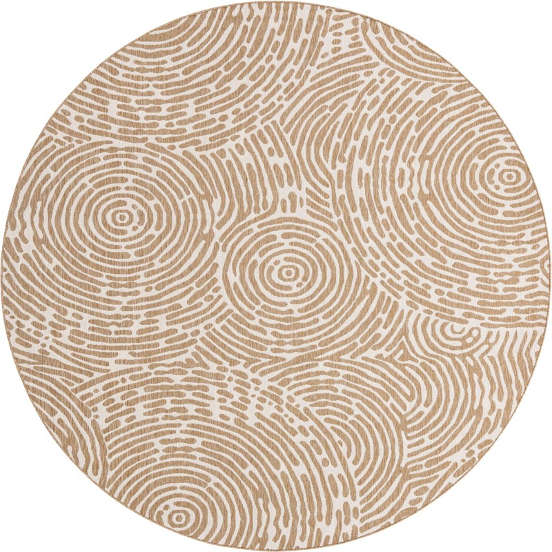 Grafton · Abstract Outdoor Rug, taupe