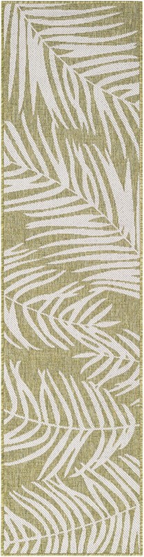 Moody · Floral / botanical Outdoor Rug, green