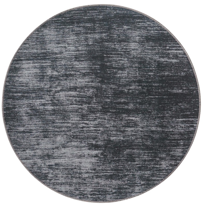 Prewitt · Linear abstract rug, black and ivory