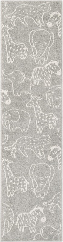 Ernest · Pictoral rug, gray