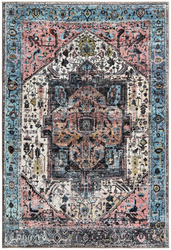 5' 3 x 7' 9 Balmer · Border rug