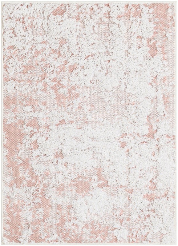 Coxwell · Abstract rug, pink and ivory