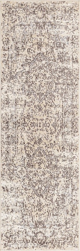 Garnet · Abstract rug, gray