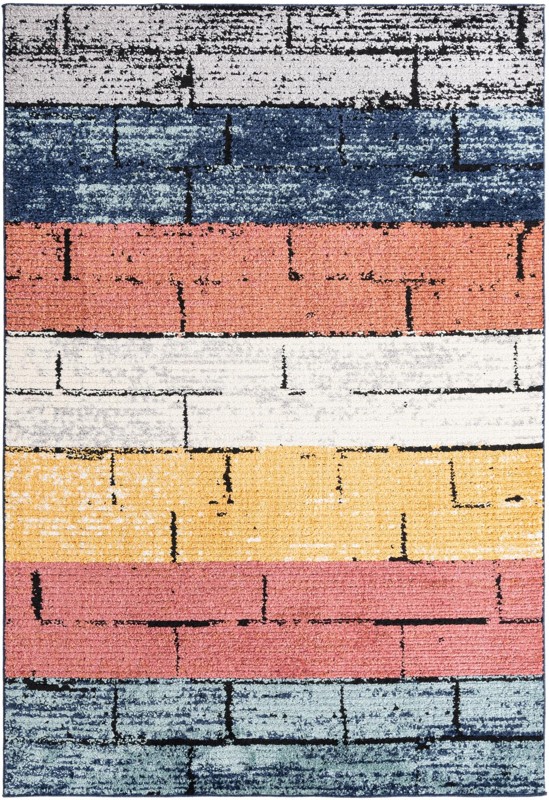 6' x 9' Gibbs · Geometric rug, multi