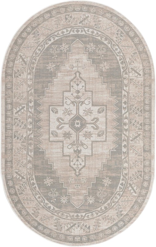 5' x 8' Ligonier · Border rug, mink