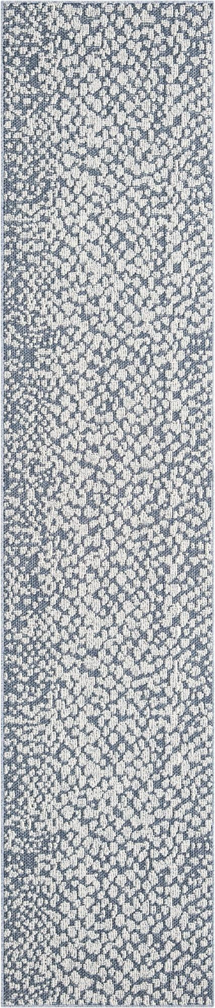 2' 7 x 12' Dillard · Animal print Outdoor Rug, navy blue