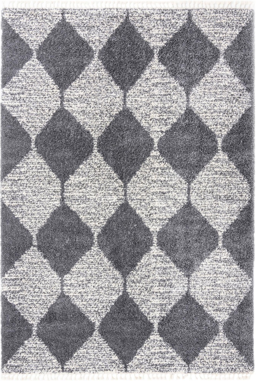 10' x 14' Newton · Diamond Shag Rug, gray