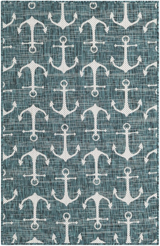 3' x 5' 3 Millbrook · Outdoor Rug, teal