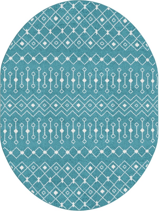 Boswell · Diamond rug, turquoise