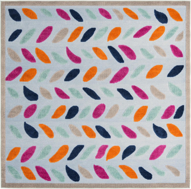 Boyd · Border Outdoor Rug, blue