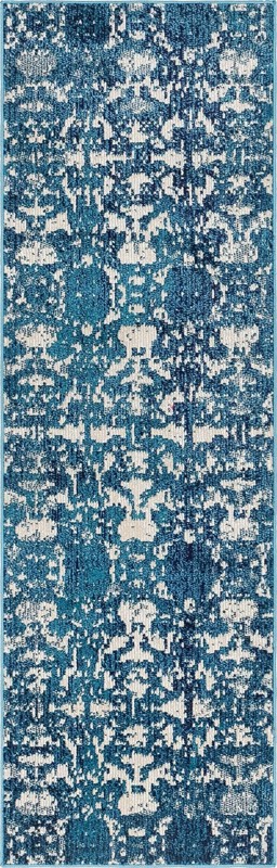 Basin · Abstract rug, navy