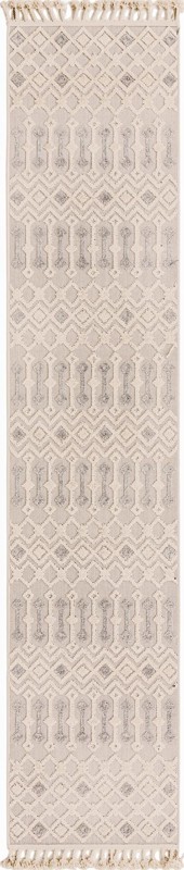 2' 7 x 12' Rothwell · Chevron rug, sandy beige