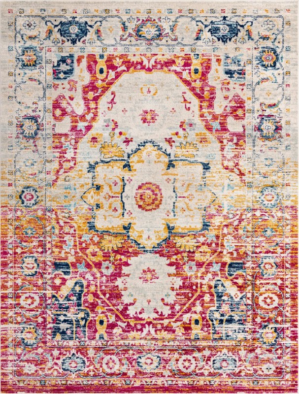 10' x 13' Pierce · Border rug