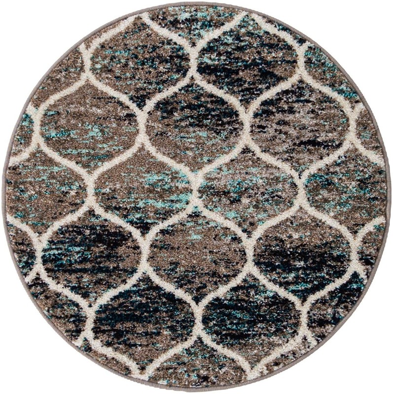 3' x 3' Ingram · Lattice rug