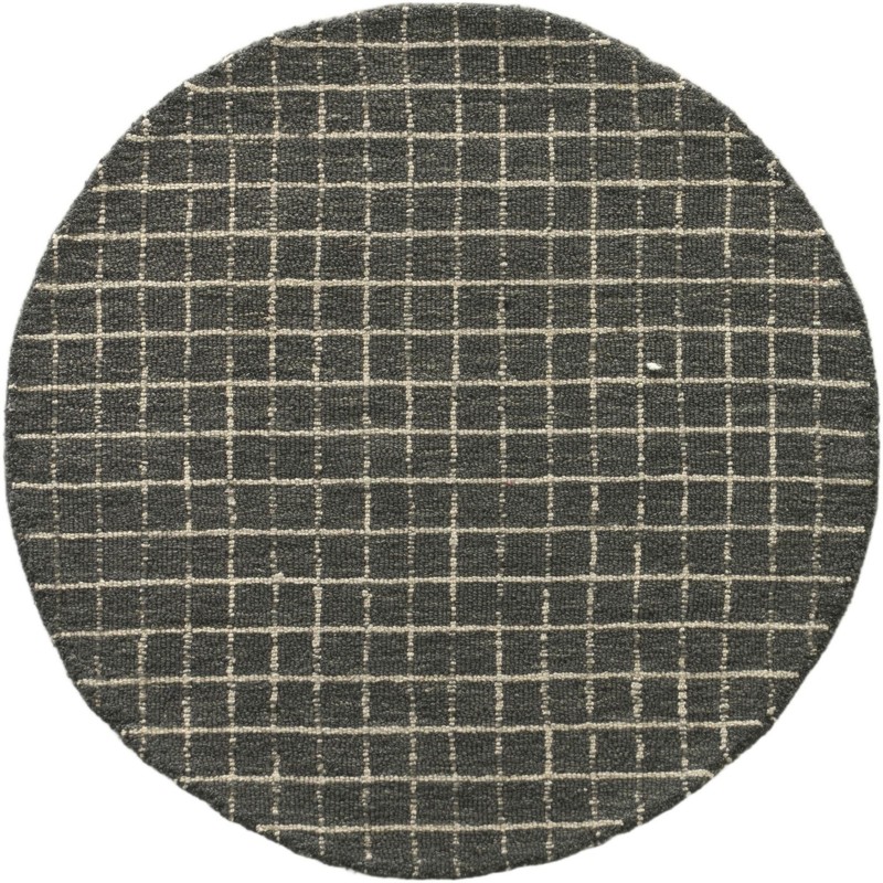 Walsh · Geometric Wool Rug, storm cloud gray