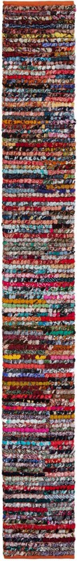 1' 2 x 10' Peoria · Striped Chindi Rug, multi