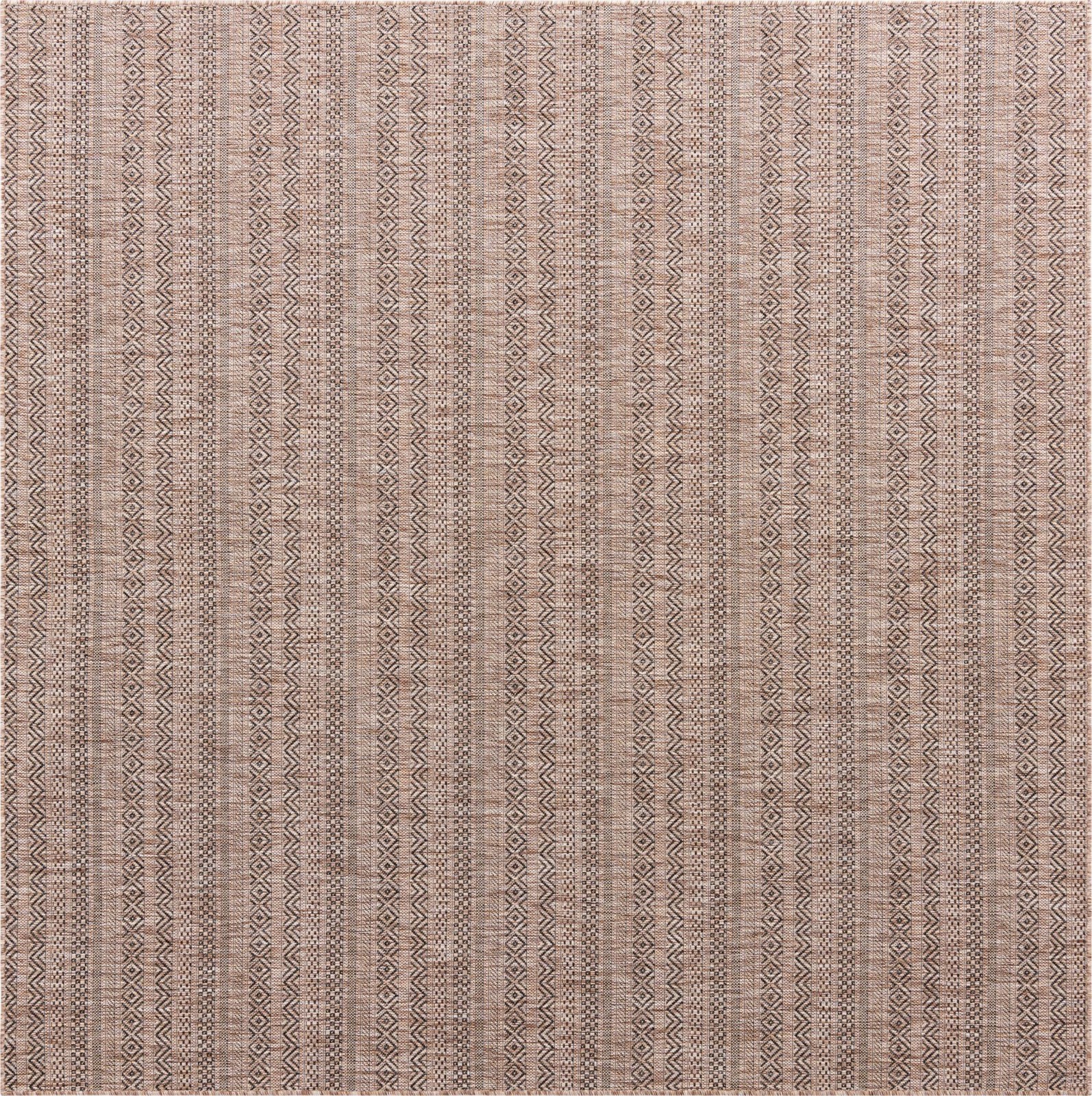 7' 10 x 7' 10 Merlin · Geometric Outdoor Rug, natural