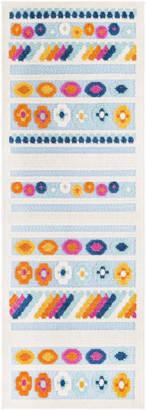 2' x 6' Tanner · Chevron Outdoor Rug, blue