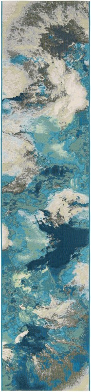 2' 7 x 12' Lomax · Abstract Outdoor Rug