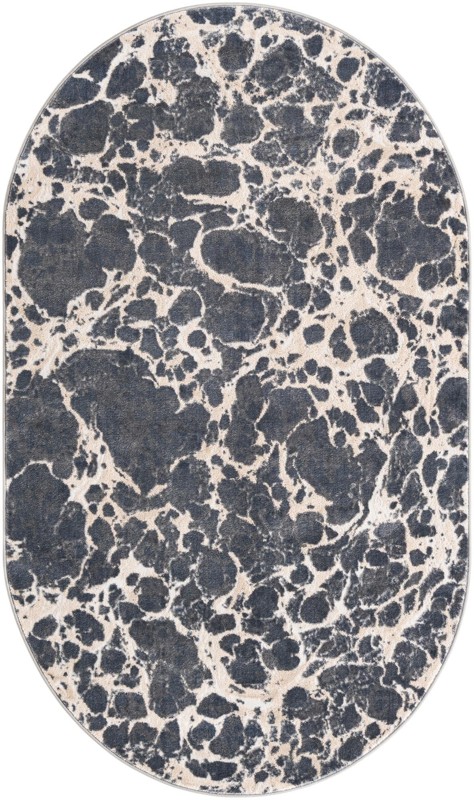 5' x 8' Lionel · Abstract rug, grey