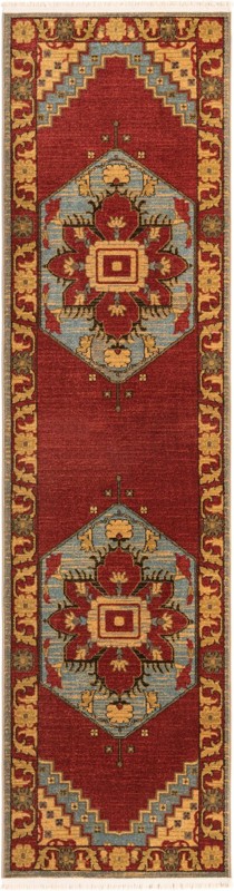 2' 7 x 10' Chaucer · Border rug