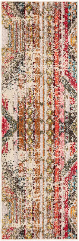 2' x 6' Cleary · Abstract Outdoor Rug, multi beige