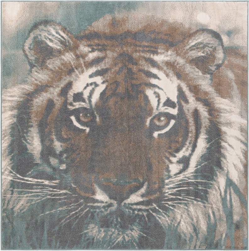 Aubrey · Tiger stripe rug, multi