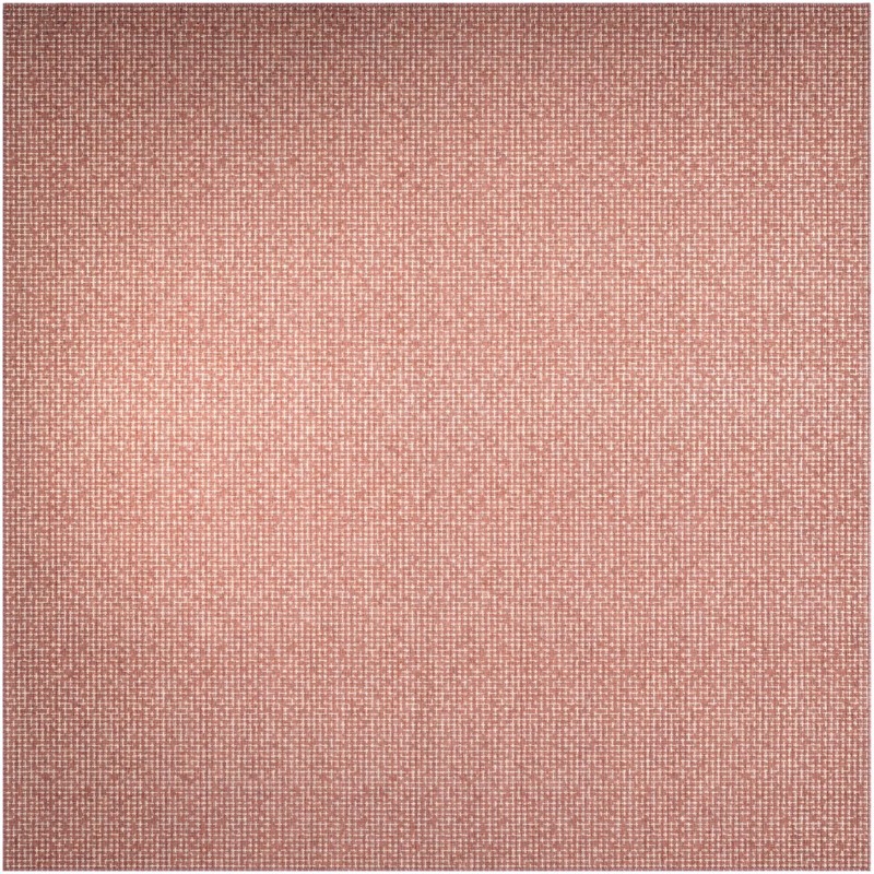Loam · Checkered Outdoor Rug, rust red