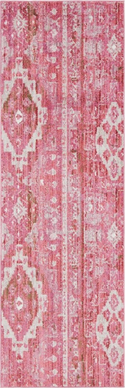 Quinn · Medallion rug, red