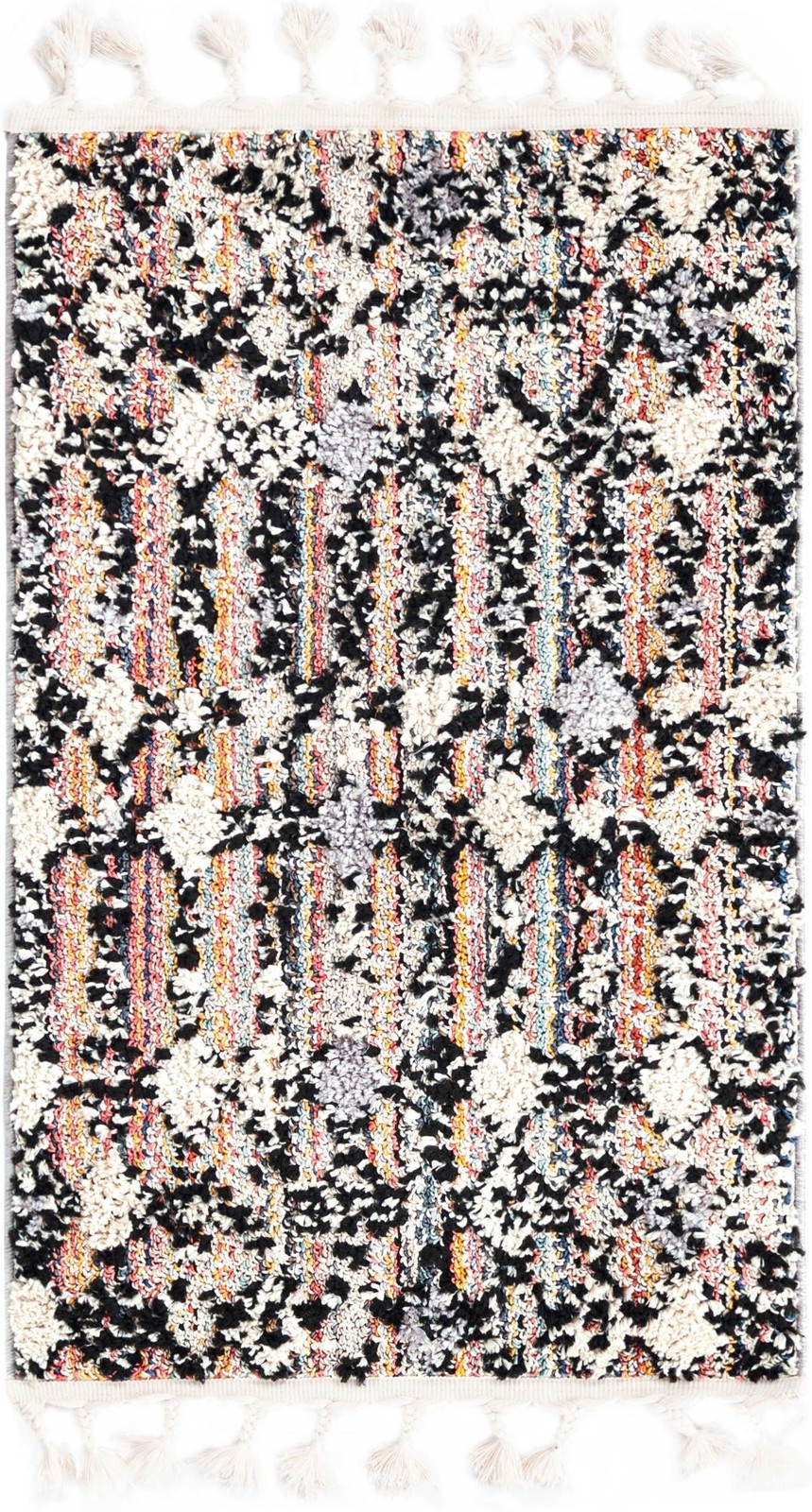 2' x 3' 2 Josephine · Tribal diamond rug, multicolor