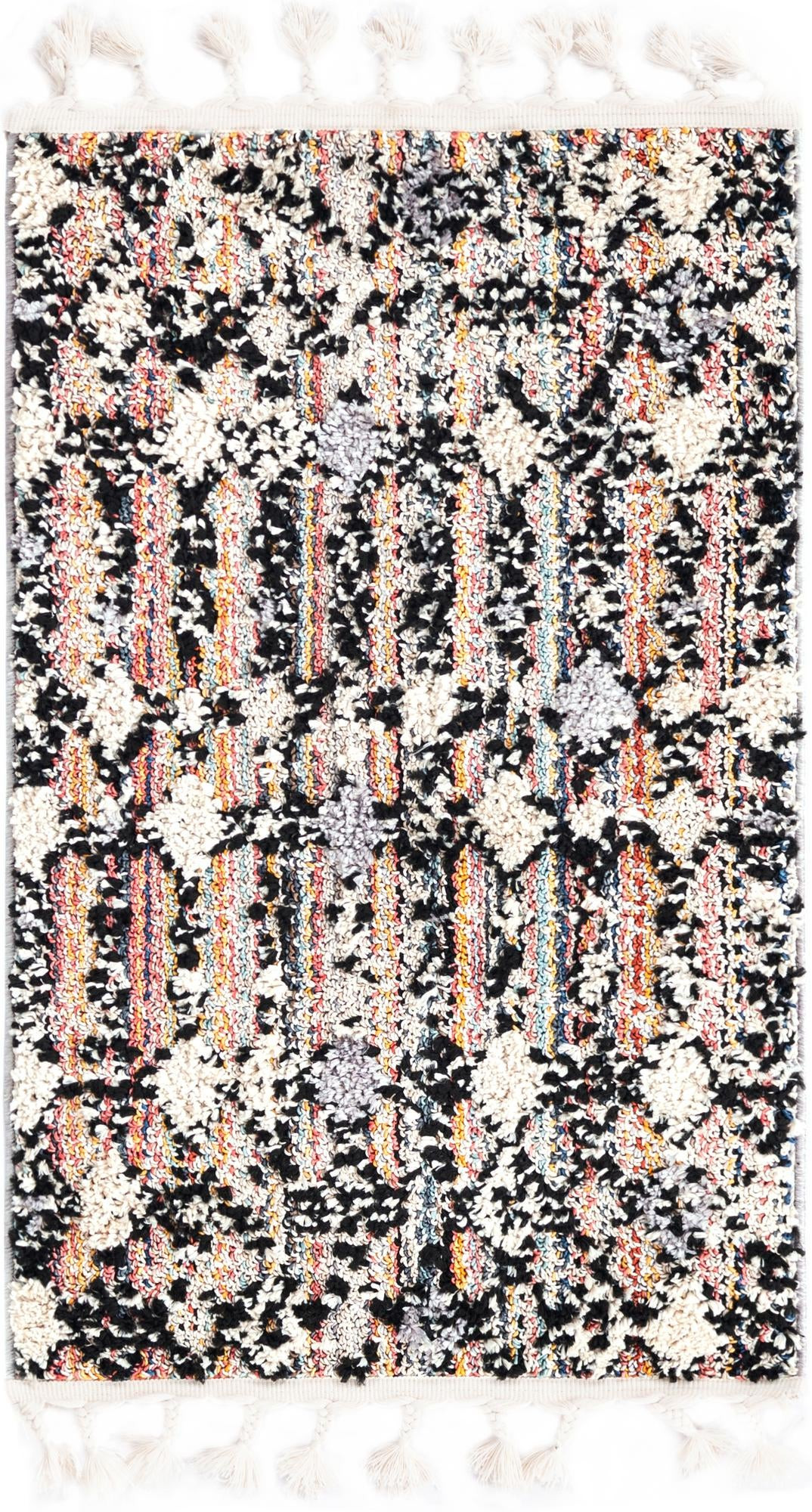 2' x 3' 2 Josephine · Tribal diamond rug, multicolor