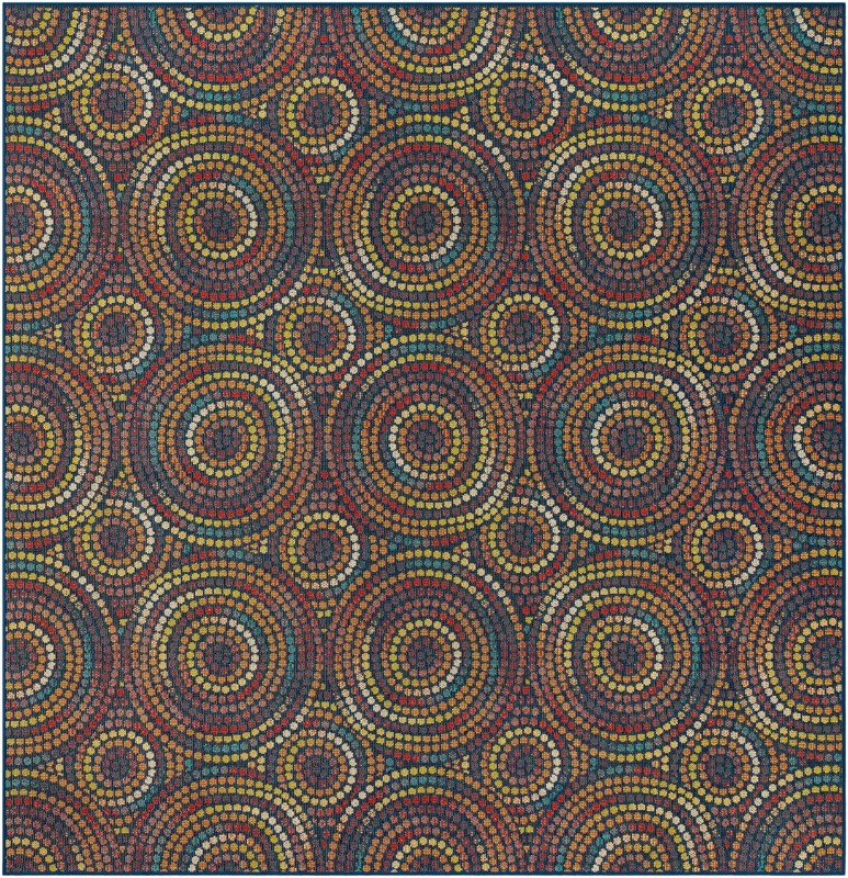 10' x 10' Wimberly · Geometric Outdoor Rug, multi