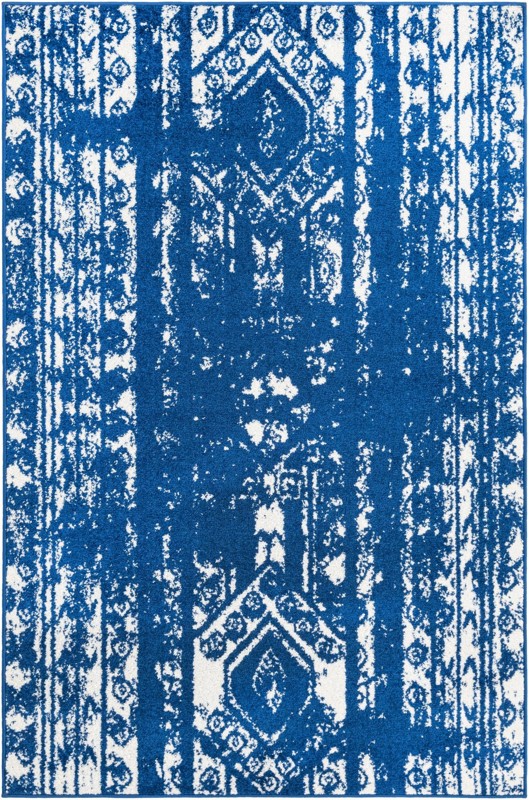 4' x 6' Underhill · Diamond rug, navy blue