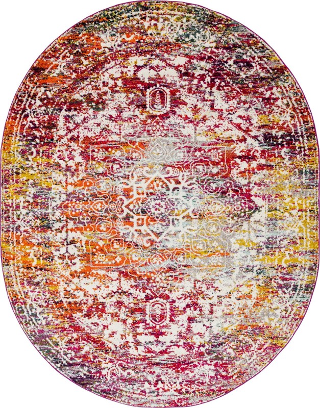 7' 10 x 10' Birch · Abstract rug, multi