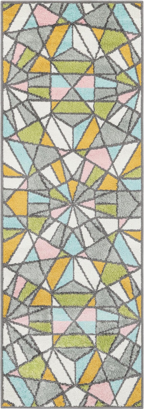 2' 2 x 6' 1 Woodall · Geometric rug, multi