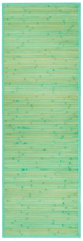 2' x 6' Nora · Border rug, aqua