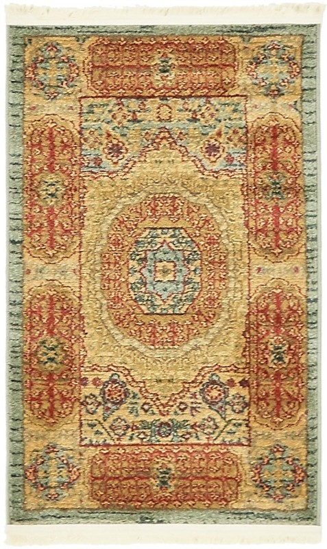 2' x 3' Wicker · Border rug