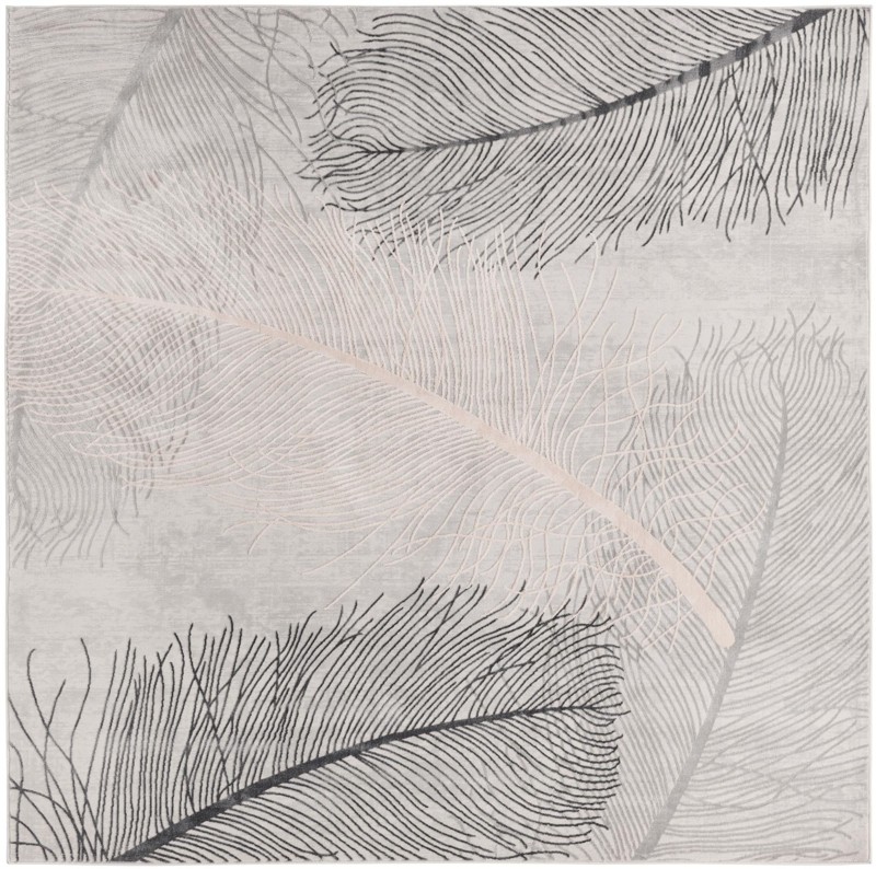 Chase · Abstract rug, gray