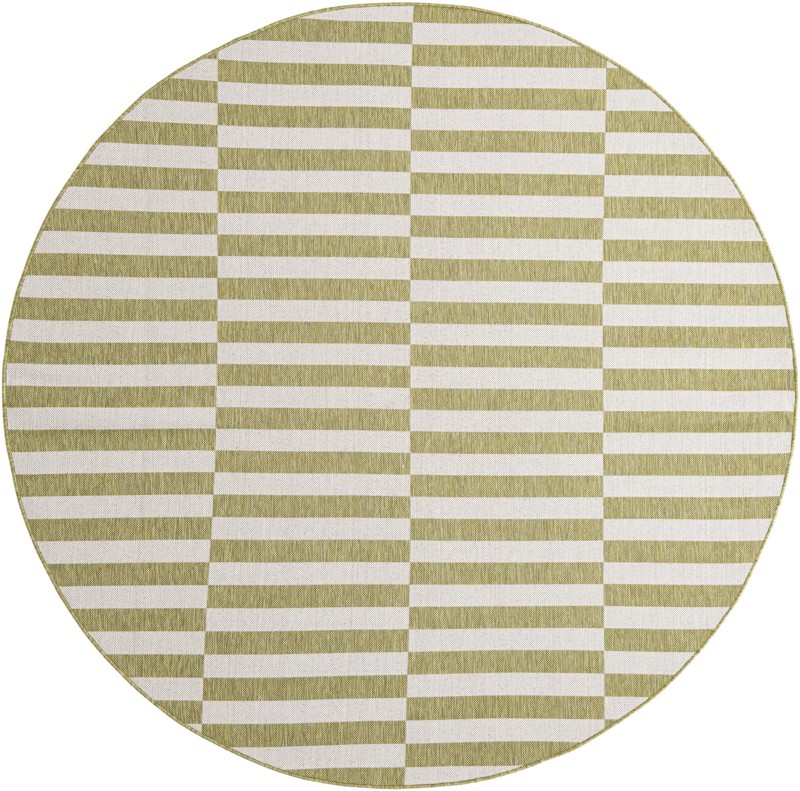 Ainsley · Geometric Outdoor Rug, green