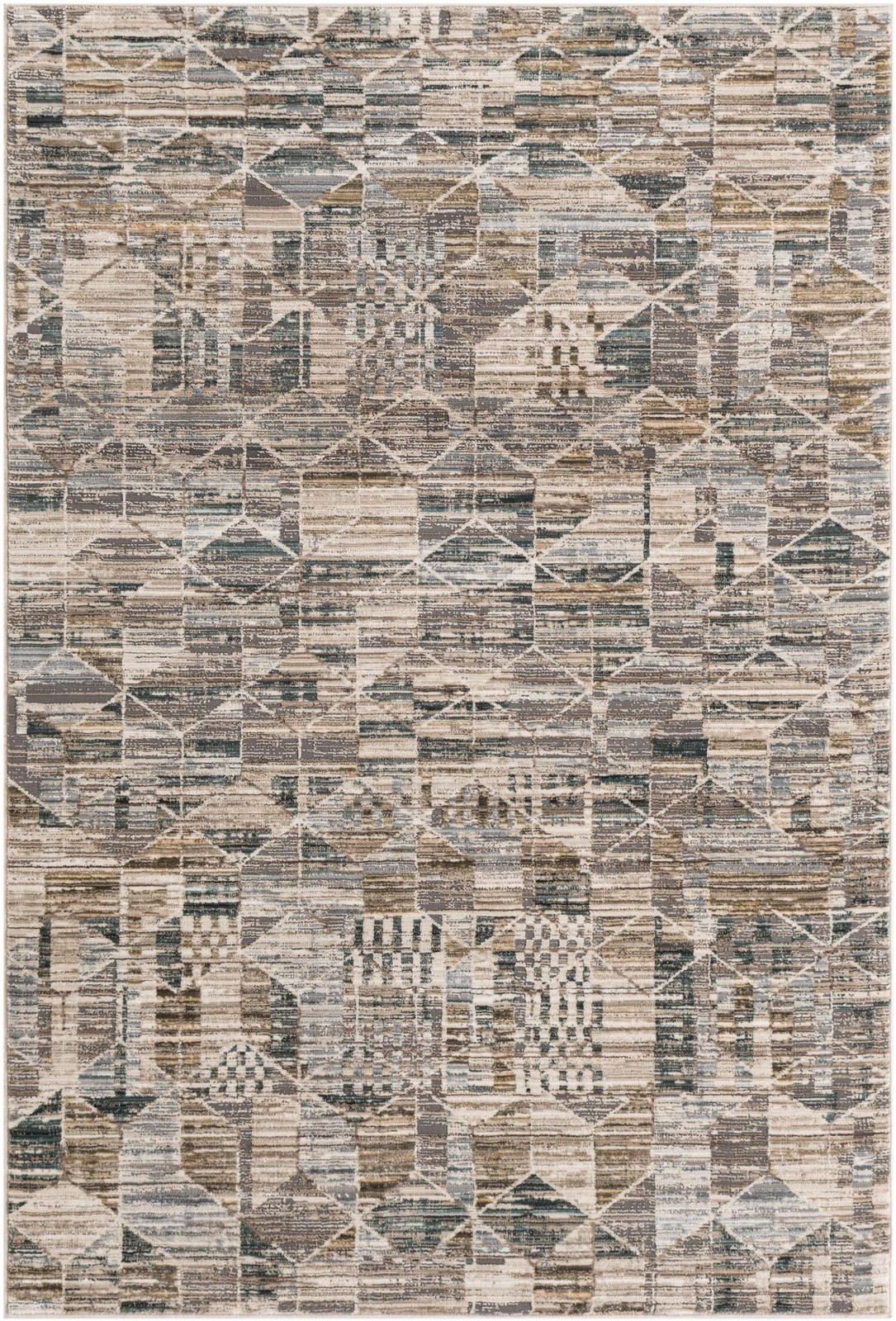 4' x 6' Ponca · Abstract rug, sky beige