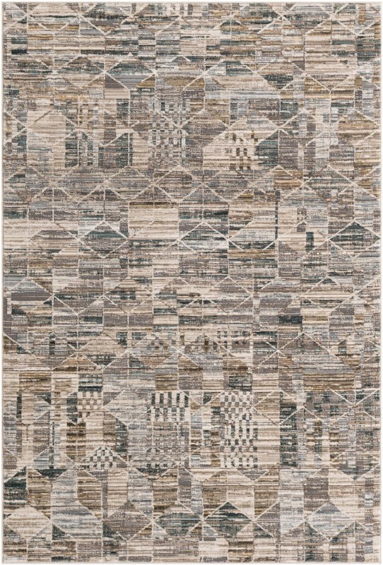 4' x 6' Ponca · Abstract rug, sky beige
