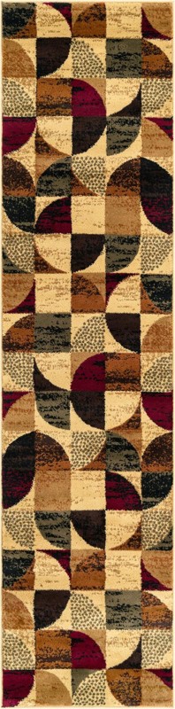 2' x 8' Midgley · Geometric rug, multi