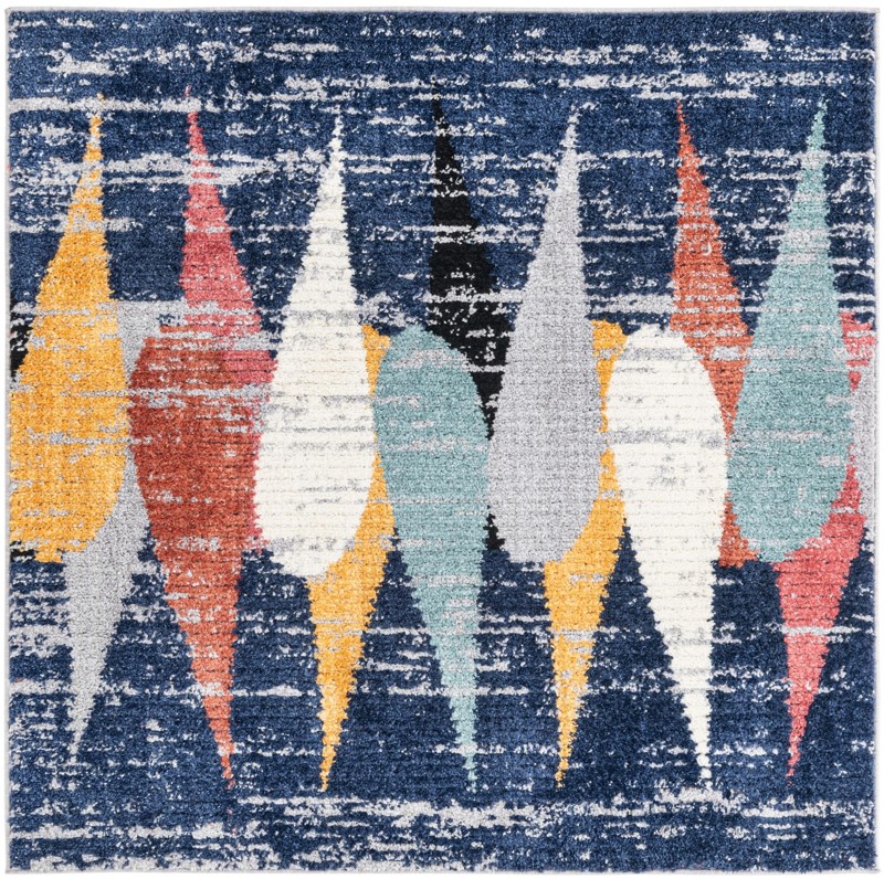 Petaluma · Abstract rug, blue