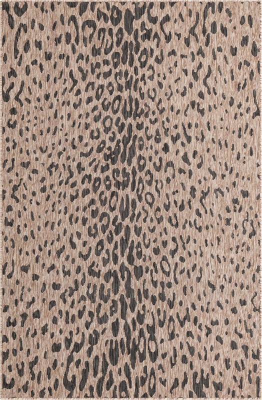 5' 3 x 8' Winterberry · Animal print Outdoor Rug, natural